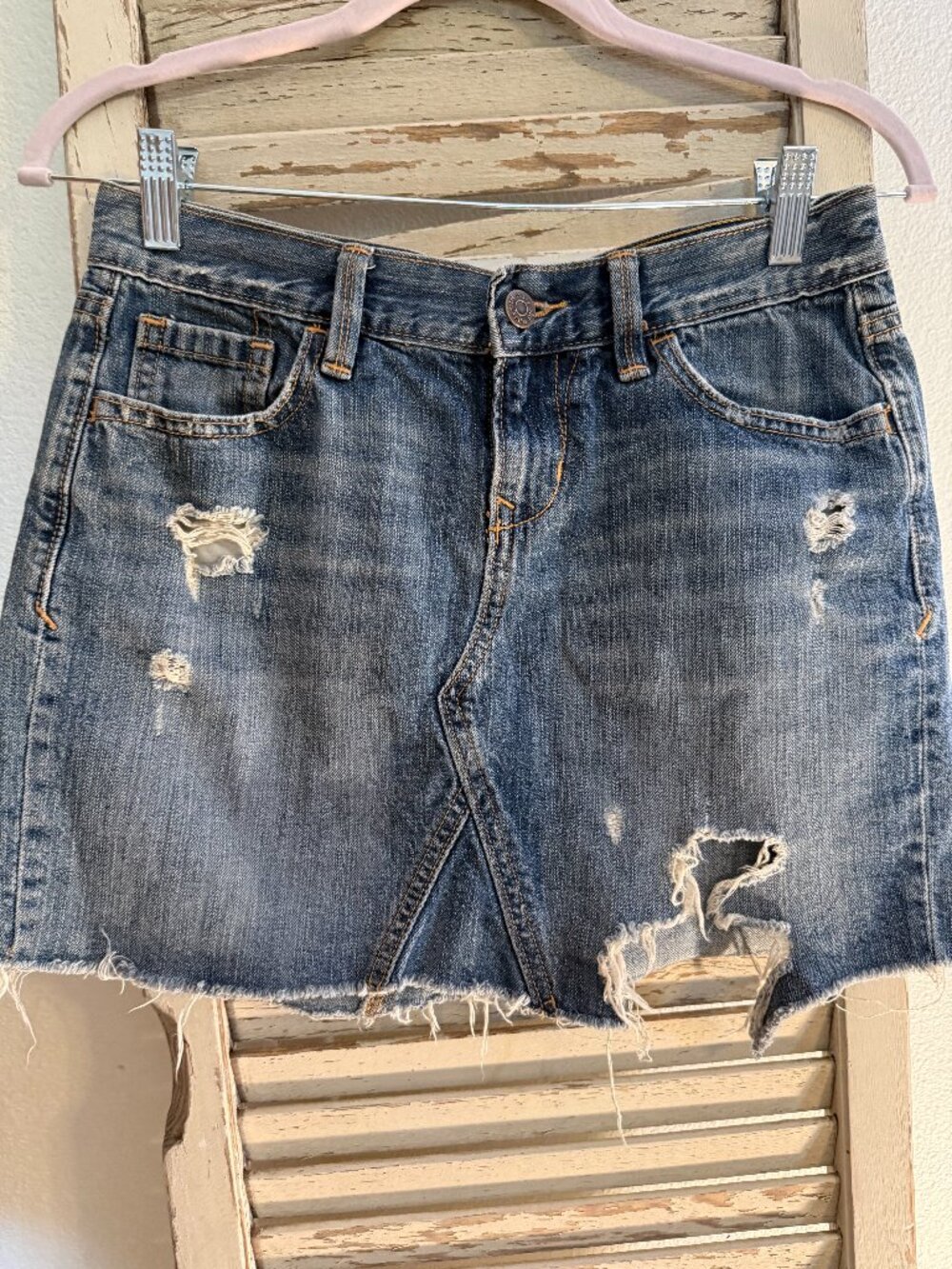 Old Navy Denim Mini Skirt Size 4